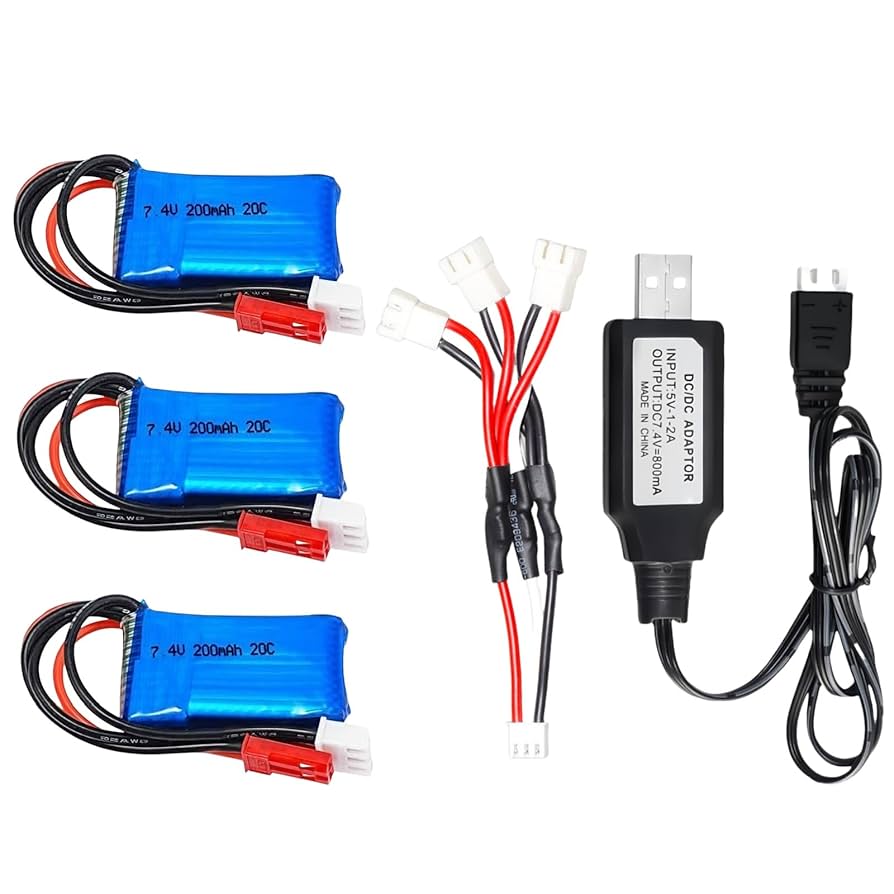 Amazon.com: HHZ Itexkun 3 pcs 7.4V 2S 200mAh 20C LiPO